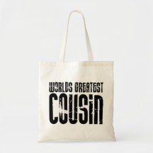 Retro coole Cousins: Der bestste Cousin der Welt Einkaufstaschen