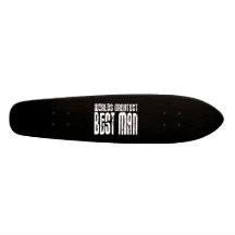 Retro coole Trauzeugen: Der bestste Trauzeuge der  Skateboarddeck