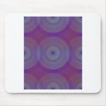 Retro Design Violet und Purpur Psychedelisch 60er Mauspads