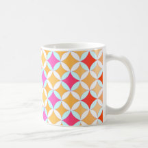 Retro Diamonds Coffee Mug