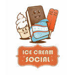 Retro Eiscreme-soziales