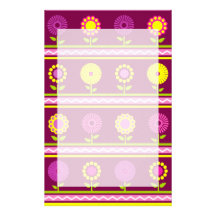 Retro Garten Briefpapier Personalisiertes Druckpapier