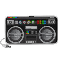Retro Ghettoblastergetto-Bläser boombox