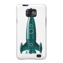 Retro Kasten Rakete 3D Samsung-Galaxie-S Galaxy S2 Hüllen
