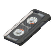 Rétro Mélange-Bande de Persoanlized Étui iPhone 5