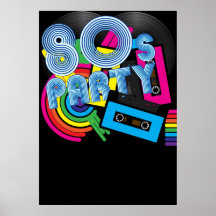 Rétro partie 80 affiches