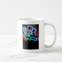Retro Party 80 Kaffee Haferl