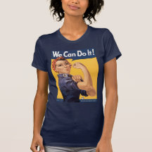 Rétro Rosie nous pouvons le faire T-shirts