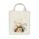 Rétro sac fourre-tout à fleurs