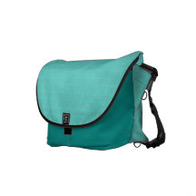 Rétro sac messenger bleu à blocs sacoches