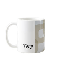 Retro Tasse mit individuellen Namen