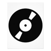 Retro Vinylaufzeichnung Personalisierte Ankündigungskarten
