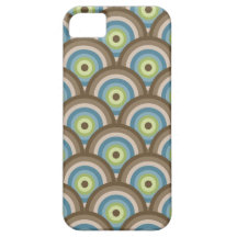 Rétros cadeaux frais de coutume de motif de cercle coque iPhone 5