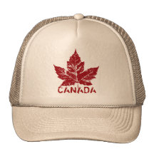 Rétros casquettes de feuille d'érable du Canada de