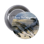 Retten Sie die Alligatoren! Knopf Button