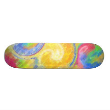 Rêve de puissance atmosphérique plateau de skate