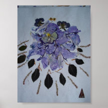 Rêve tordu de fleur posters