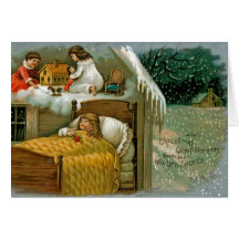Rêves de Noël Carte De Vœux