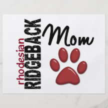 Rhodesian Ridgeback Mamma 2 Flyer