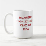 Richfield High-School-Klasse von 1964 Kaffee Tasse