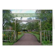Ridley Park Blyth leere Anmerkungs-Karte