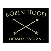 Robin Hood von locksley Postkarten