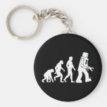 Roboter-Evolution Keychain Schlüsselbänder