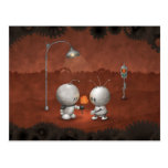 Roboter in der Liebe Postkarte