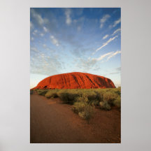 roche d'ayers en australie affiche