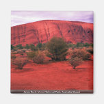 Roche d'Ayers, parc national d'Uluru, désert de l' Aimant Pour Réfrigérateur