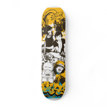 Rochen - Gelb Skateboardbrett