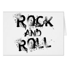 Rock-and-Roll Grußkarten