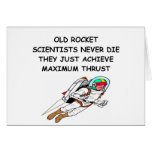 ROCKET-Wissenschaftler sterben nie Grußkarte