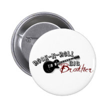 Rock'n'Roll-großer Bruder Anstecknadelbutton