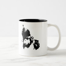 Roi de singe de graffiti tasse