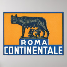 Rom Continentale Plakat