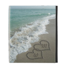 Romantischer Sand-Herz-Strand