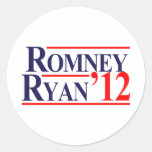 Romney Ryan 2012 Runde Aufkleber