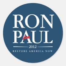 Ron Paul 2012 (bleu) Adhésif