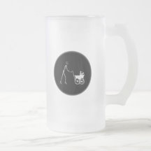 Röntgenstrahl-Skeleton Mamma u. Baby - ursprünglic Tee Haferl
