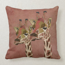 Rosa Bronze Giraffes  MoJo Pillow oreillers american