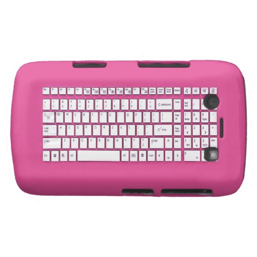 Rosa Computertastatur Blackberry Hülle