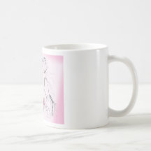 Rosa eleganter Junggeselinnen-Abschieds-Entwurf Tasse