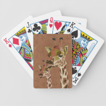Rosa Giraffes Glitzy Card Deck jeux de cartes