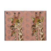Rosa Giraffes Glitzy  iPad Case icoque powis