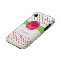Rosa grüner Tupfen-Gänseblümchen-Samsung-Galaxie-K