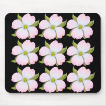Rosa Hartriegel Mousepad