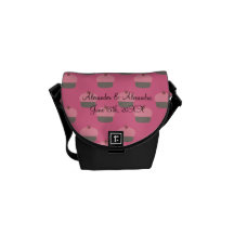 Rosa Kuchen-Gastgeschenke Hochzeit Kurier Taschen