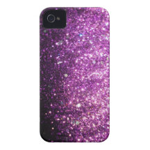 Rosa lila Glitter-Schein iPhone Kasten iPhone 4 Case-Mate Hüllen