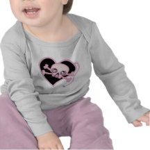 Rosa Neonschädel Shirts